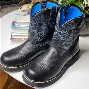 Ariat Fatbaby Women’s Black Western Boot size 10B